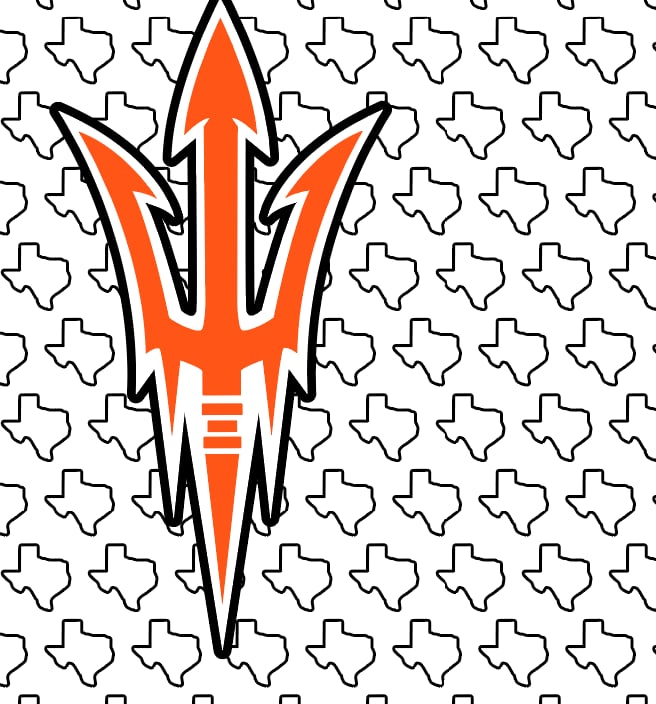 Dumas Demons - Polo - Texas Pattern