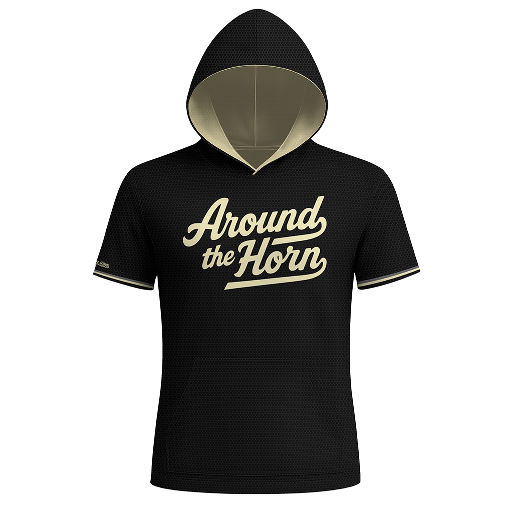Around the Horn Baseball - Black Hoodie - PRE ORDER
