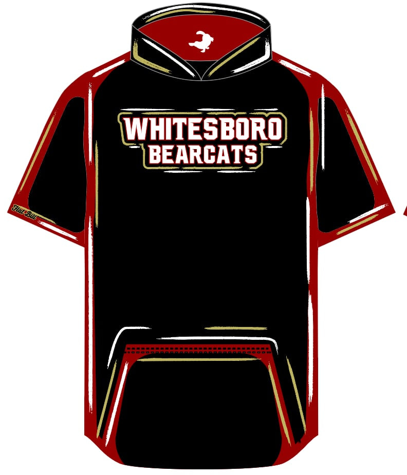 Whitesboro Hoodie - Cartoon - BLACK