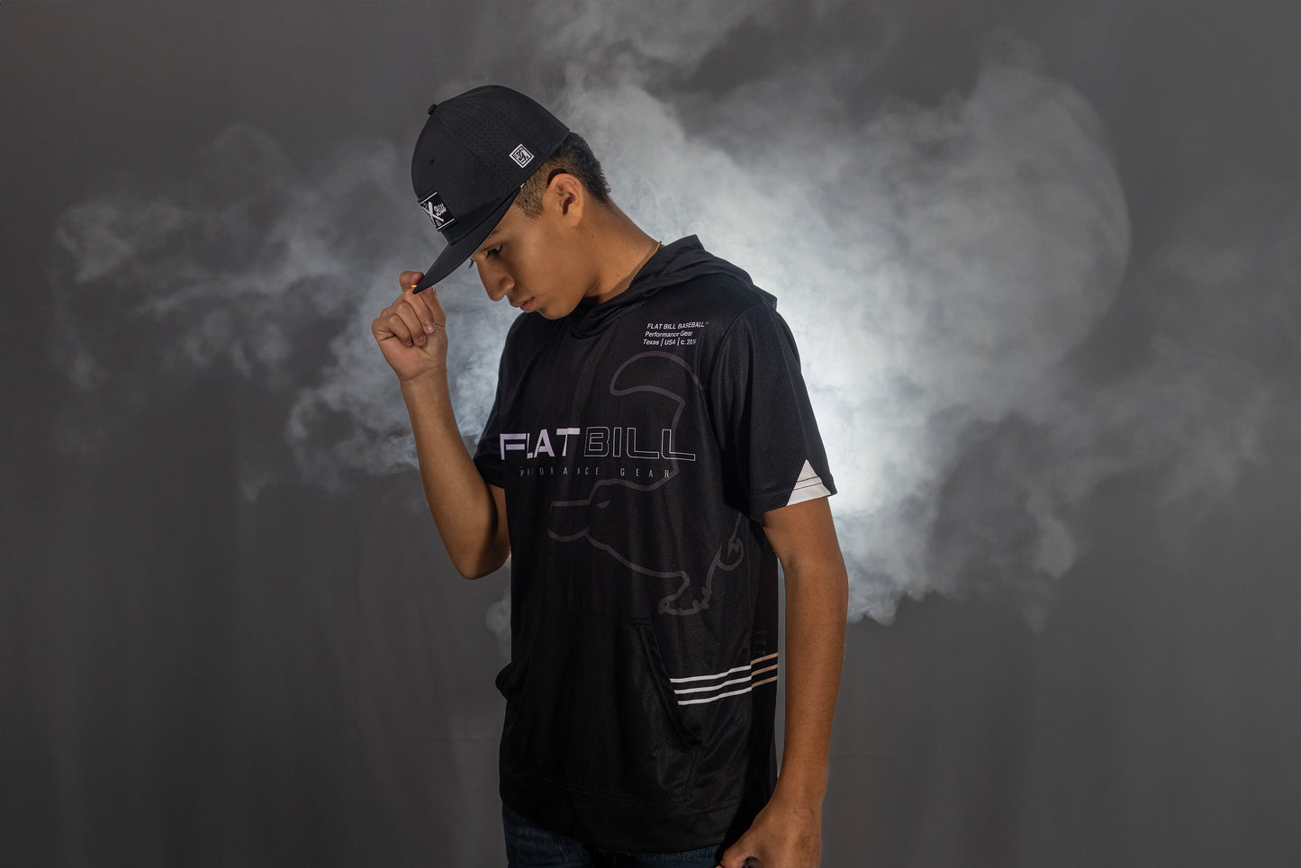 PFG (Black) - Premium Sublimated Short Sleeve Hoodie