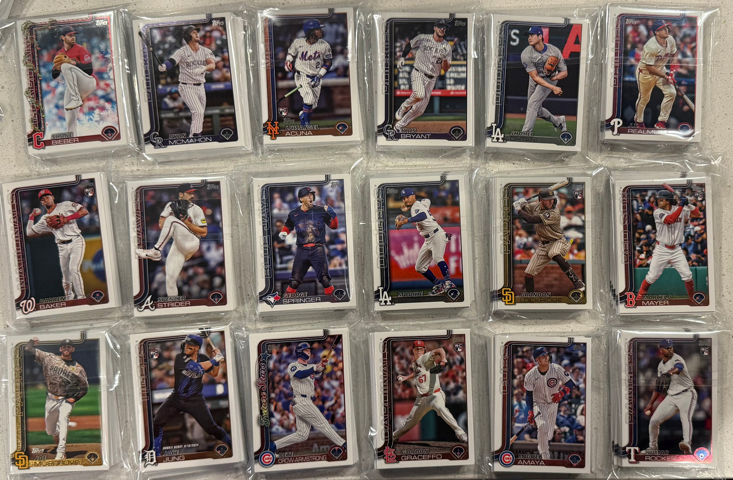 Topps Series 1, 2, Chrome, Allen & Ginter Random Base 30 card packs