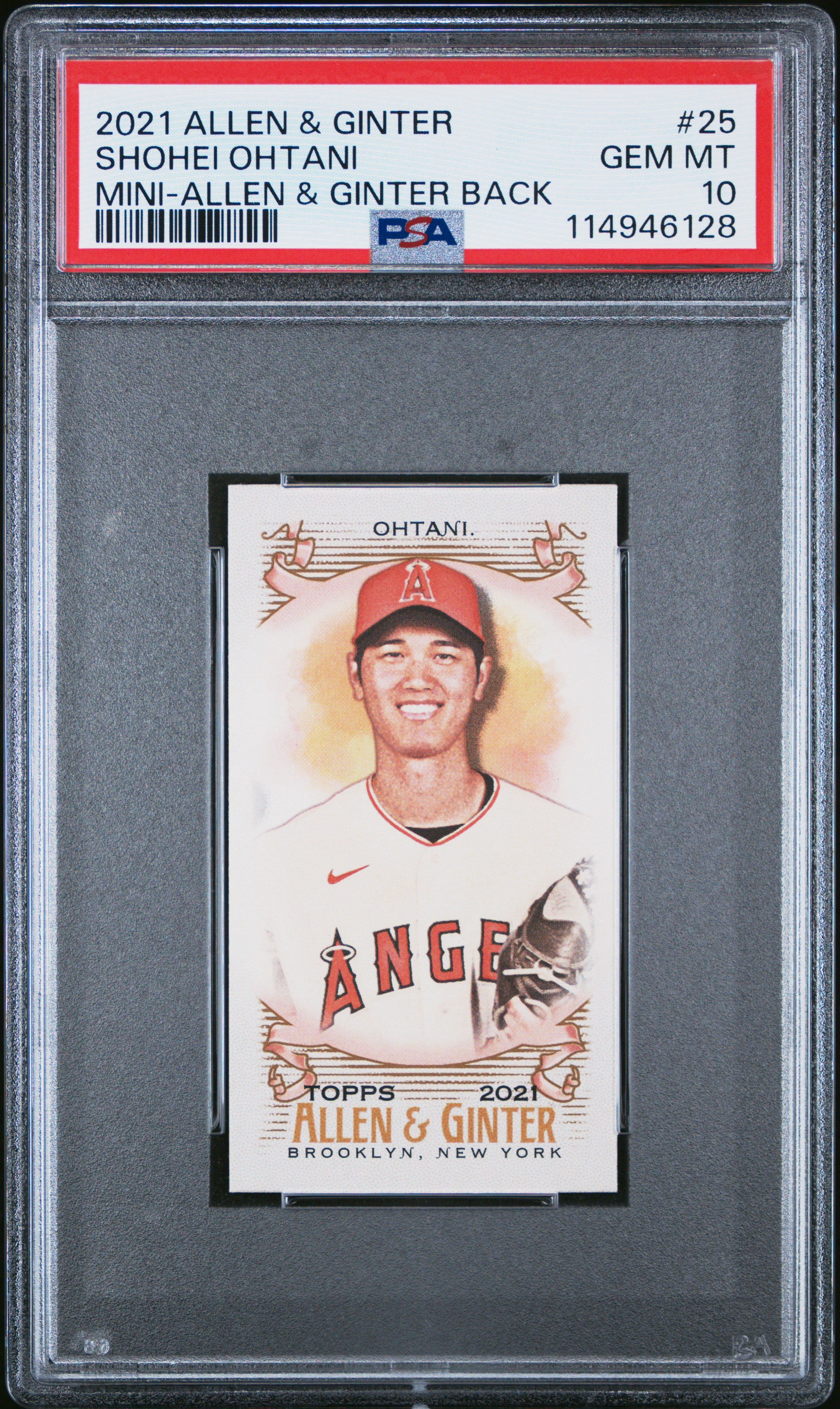2021 TOPPS ALLEN & GINTER | MINI-ALLEN & GINTER BACK #25 SHOHEI