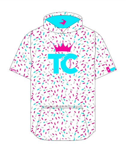 Triple Crown -Short Sleeve Hoodie - Sprinkle - PRE ORDER