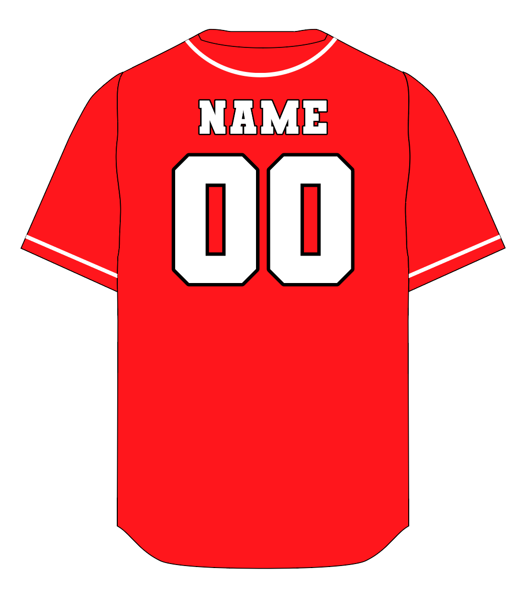 Outlaws Baseball - Red Jersey