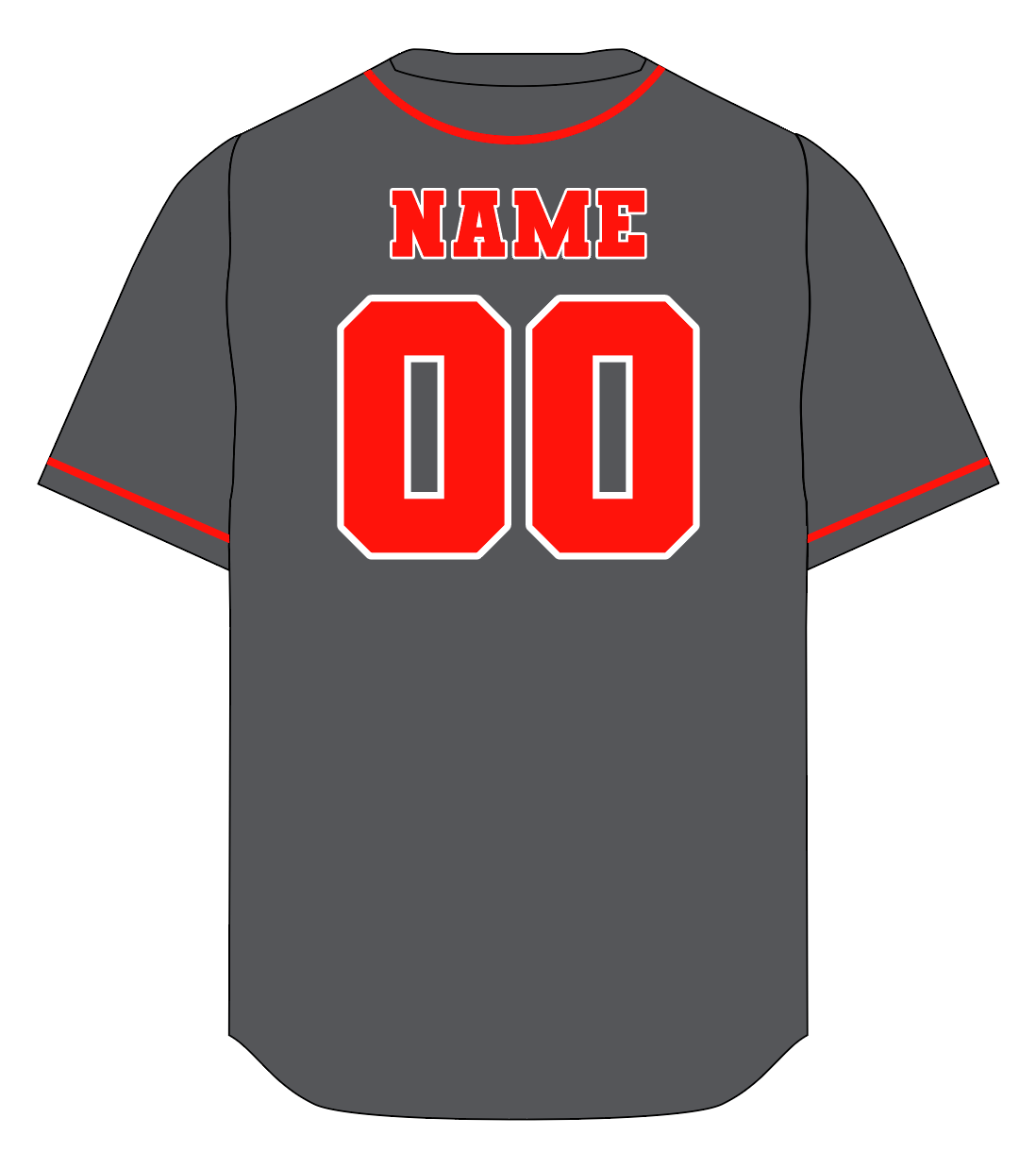 Outlaws Baseball - Grey Jersey