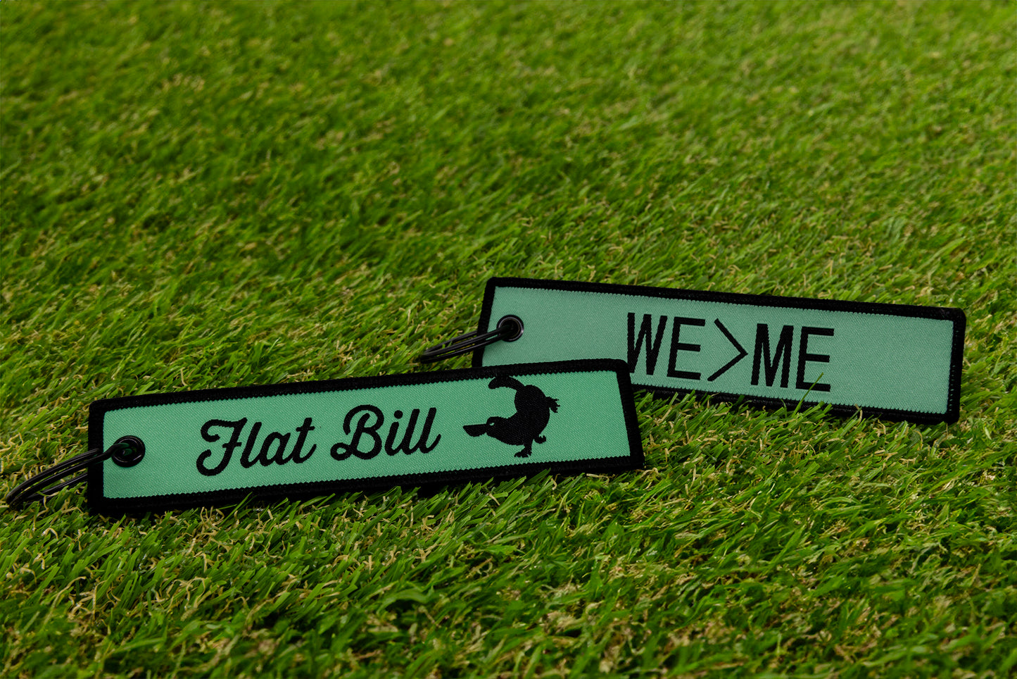 Flat Bill Flight Keychain - WE>ME