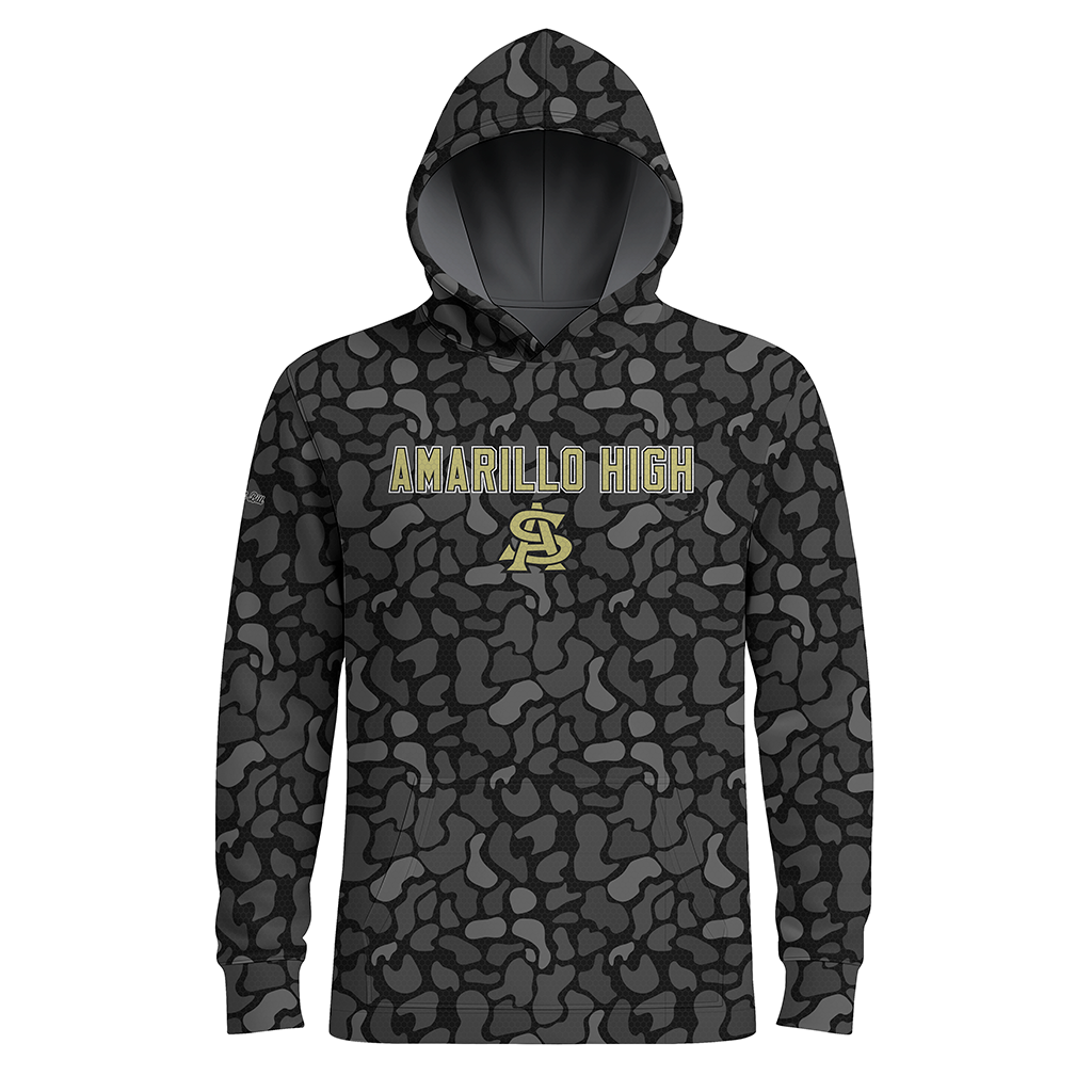 Amarillo High Softball - Long Sleeves Hoodie - LIGHTweight - Camo - PRE ORDER