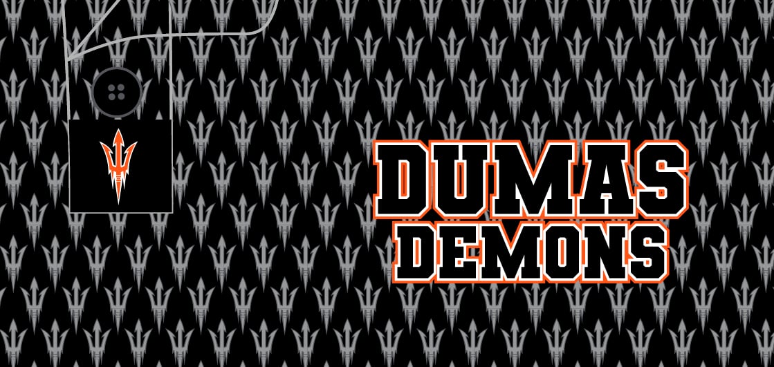 Dumas Demons - Polo - Blackout Pattern