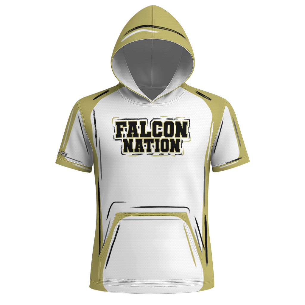 Bushland Falcons Hoodie - White Cartoon - IN STOCK!