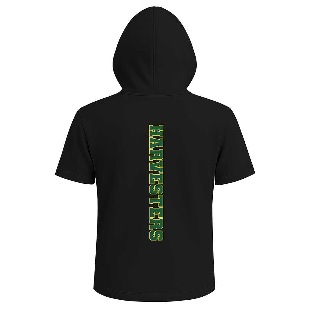 Pampa Harvesters Hoodie - Black Short Sleeves - PRE ORDER