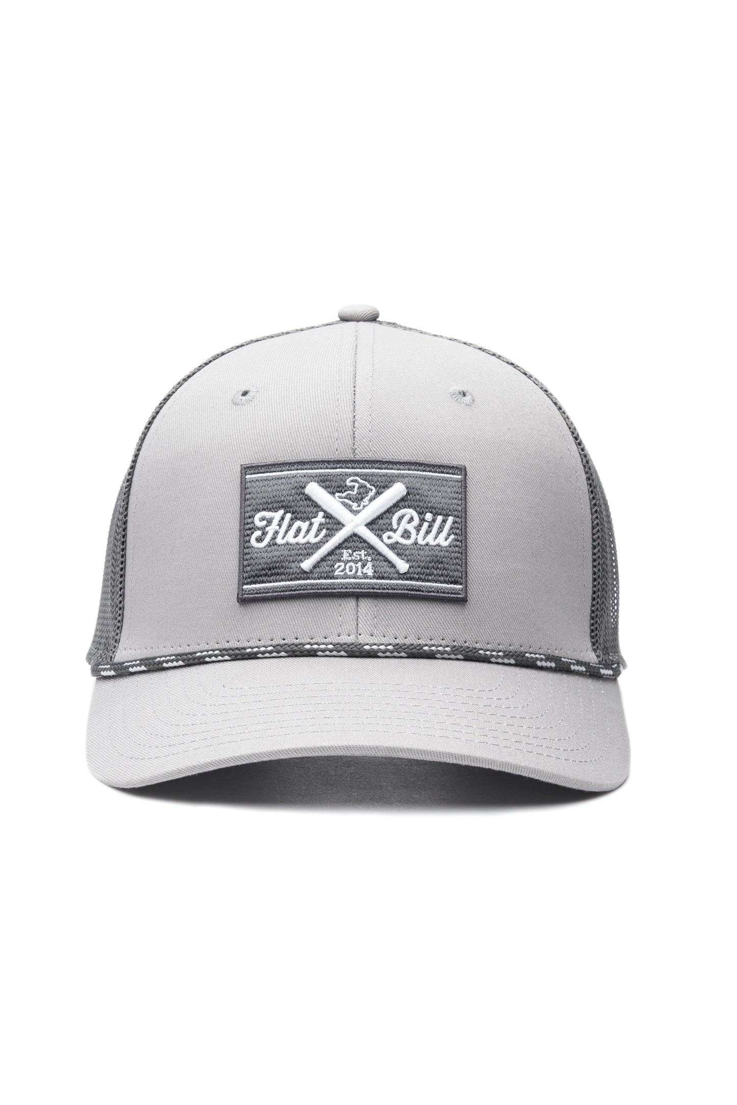 Flatbill Rope Meshback Trucker Cap