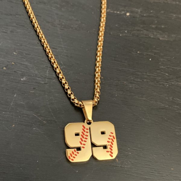 Laced Number Pendants 00-99