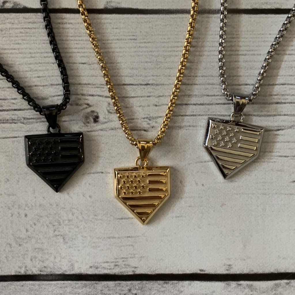 USA Home Plate Pendant