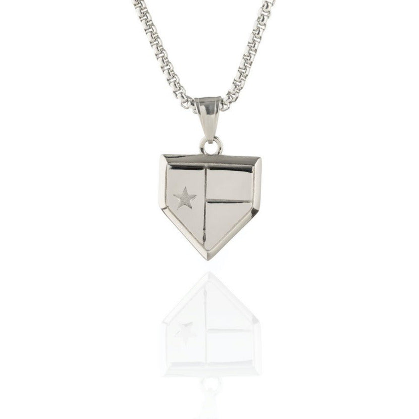 Texas Flag Home Plate Pendant