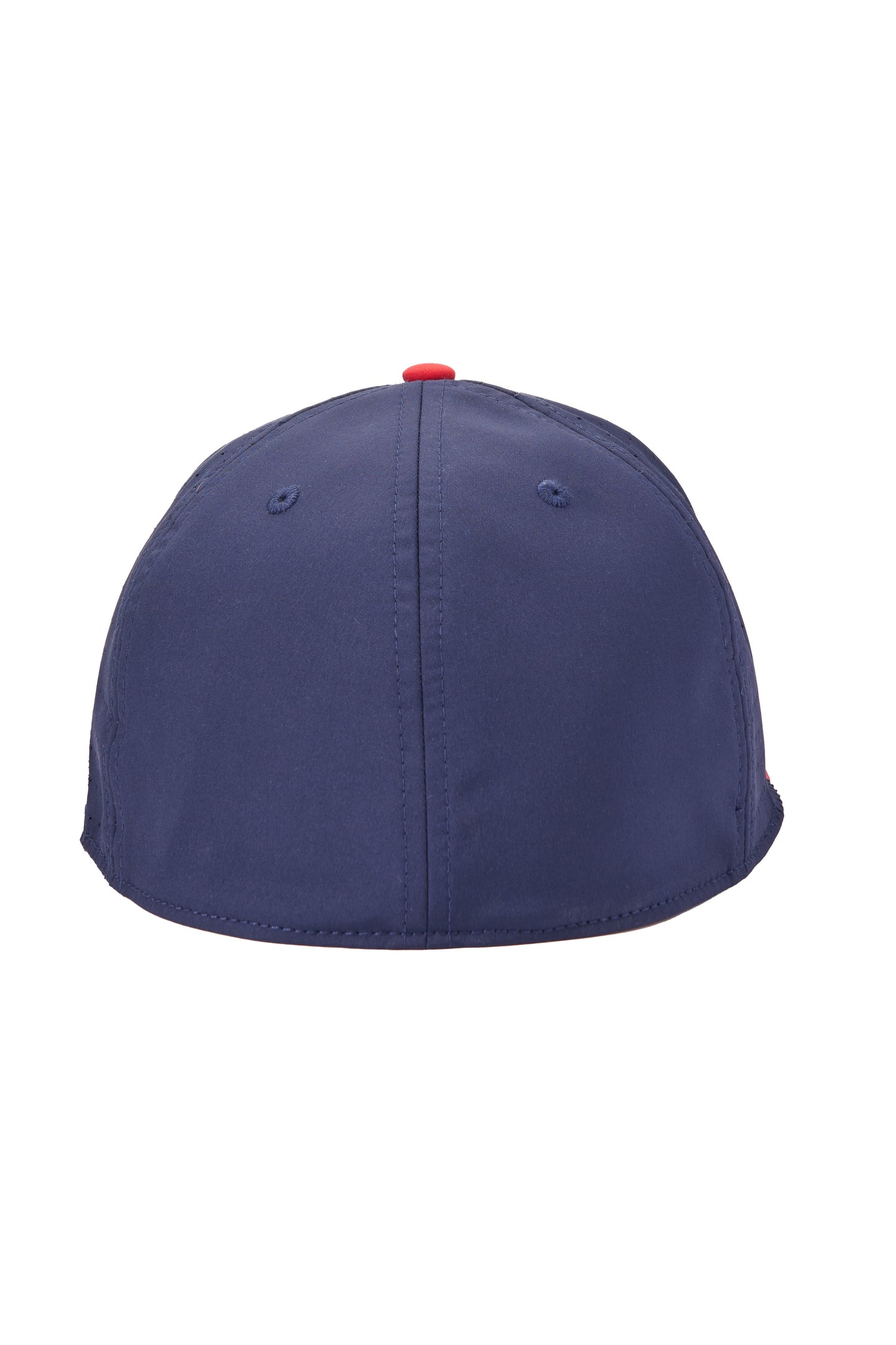 Flatbill Navy, Red, and White Flex Fit Cap