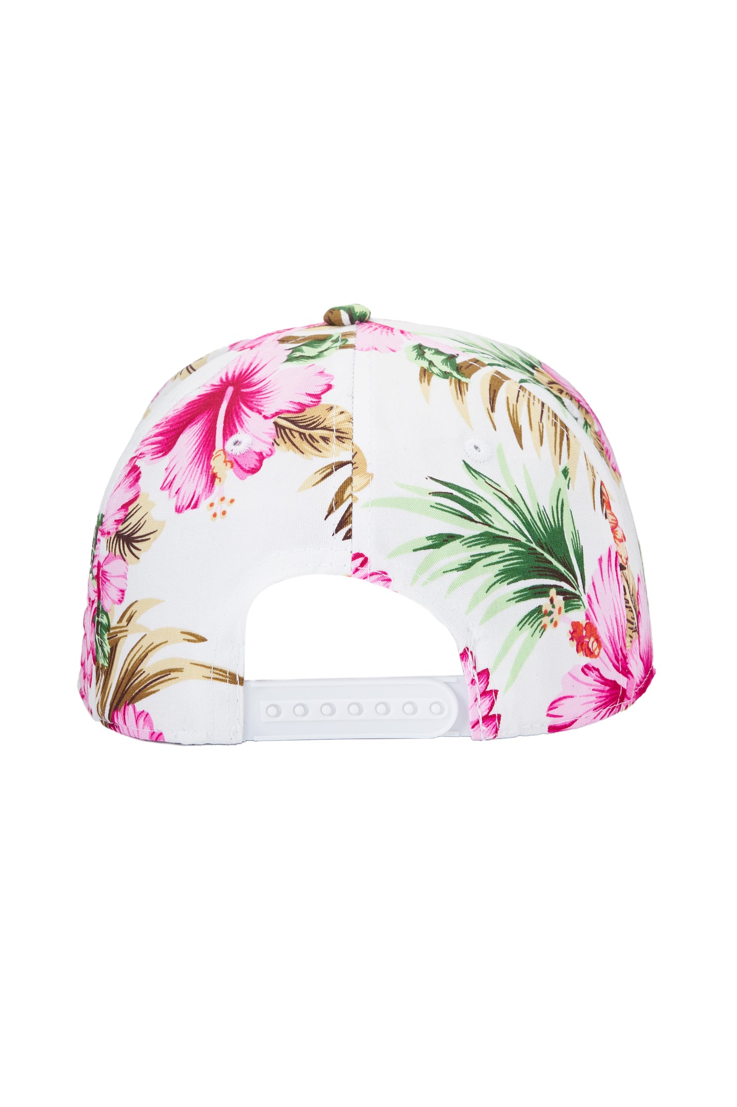 Flatbill Pink Floral Snapback Cap