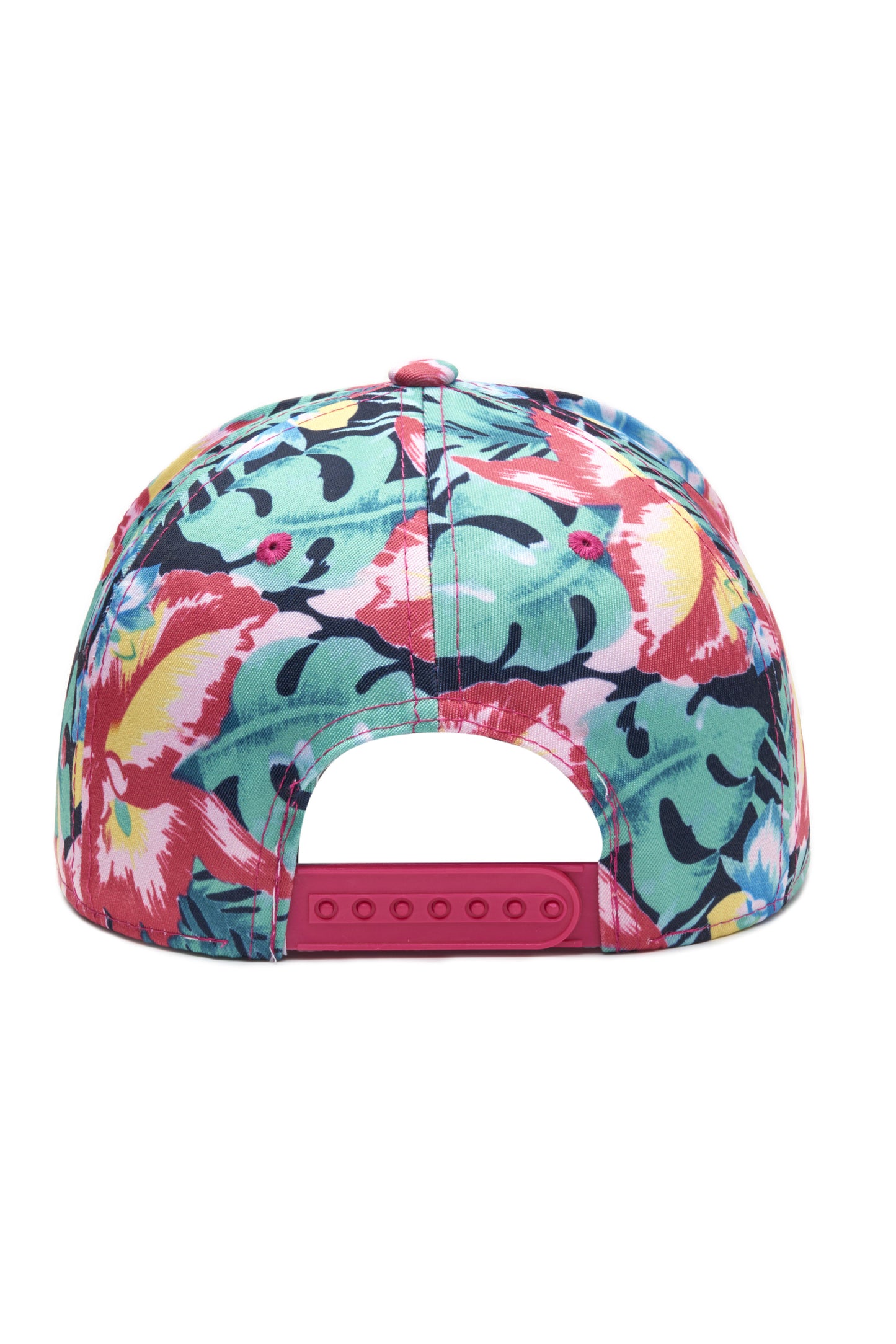 Flatbill Navy Floral Snapback Cap