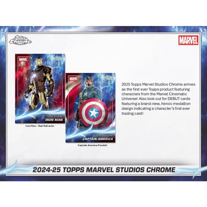 2025 Topps Marvel Studios Chrome® - Hobby Box