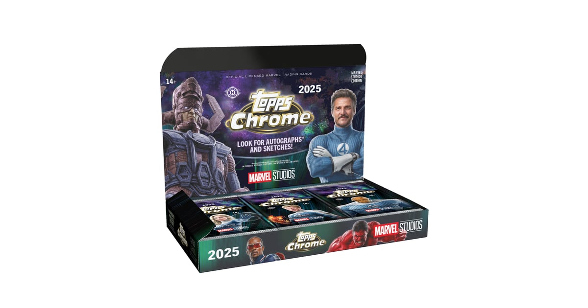 2025 Topps Marvel Studios Chrome® - Hobby Box