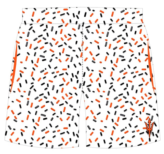 Dumas Demons Shorts - Sprinkle - White