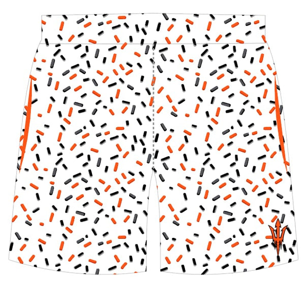 Dumas Demons Shorts - Sprinkle - White