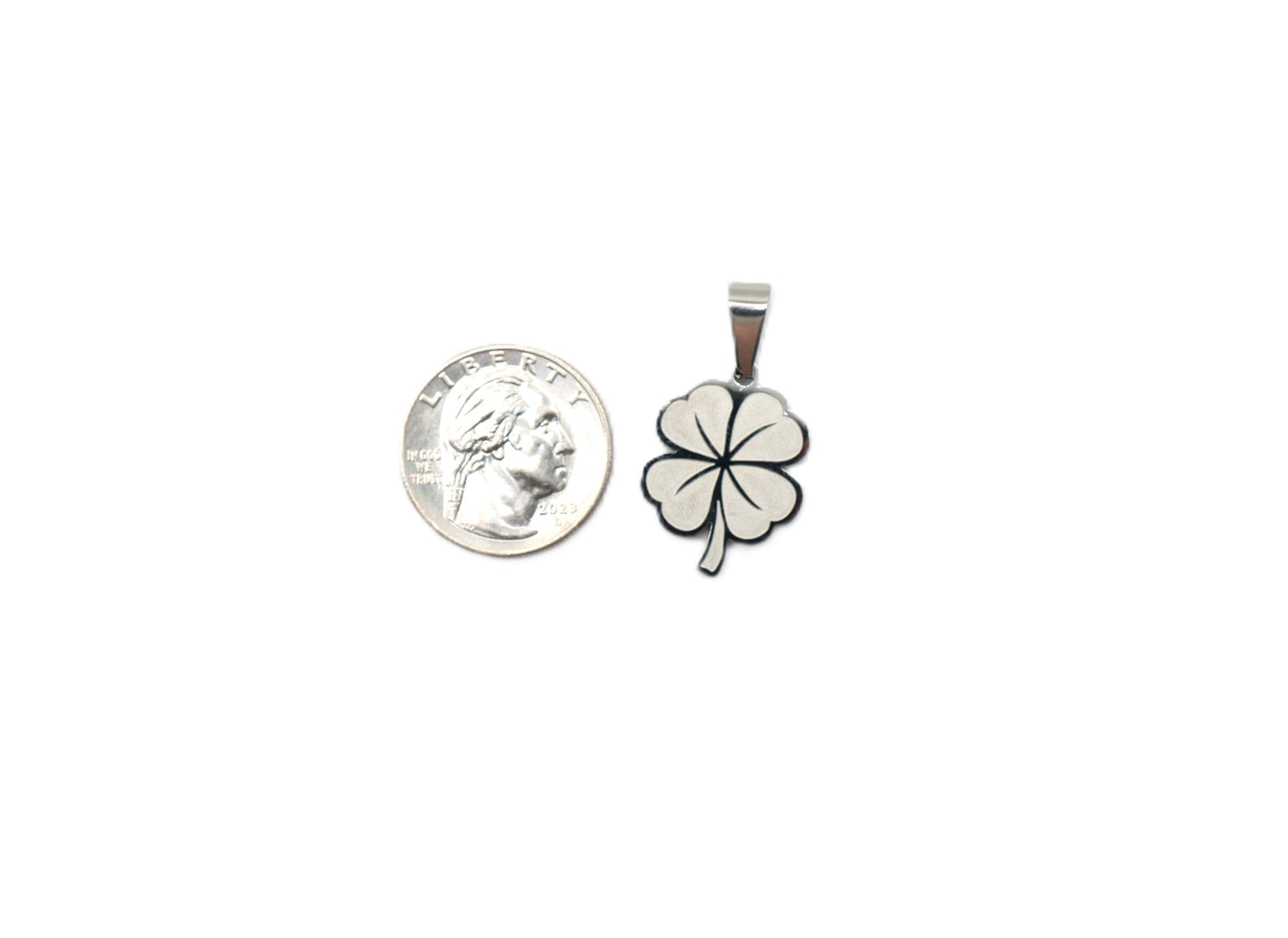 4Leaf Clover Pendant - Silver