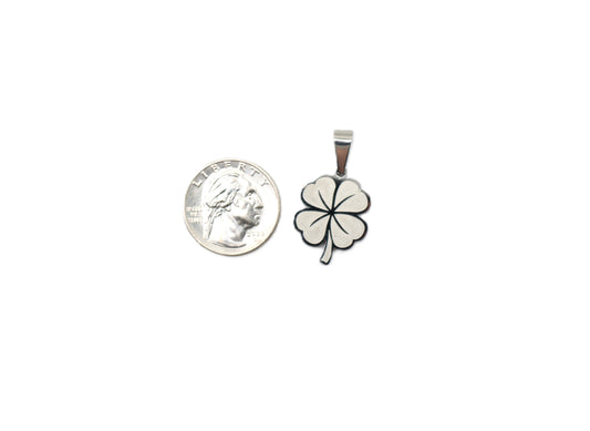 4Leaf Clover Pendant - Silver