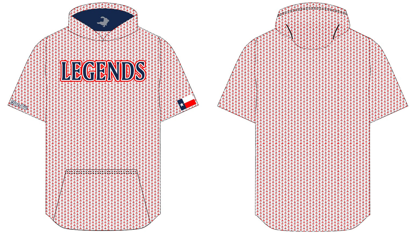 WT Legends Short Sleeve Pattern Hoodie