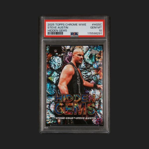 2025 Topps Chrome Stone Cold Steve Austin HGSA – Flatbill Baseball