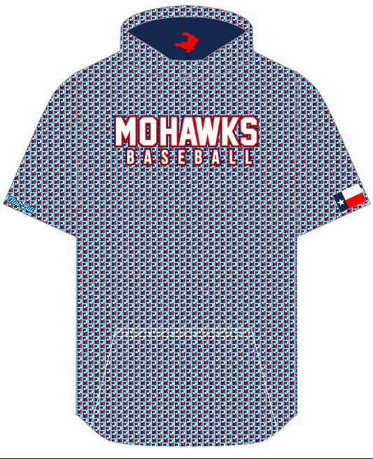 Mohawks Baseball - Pattern Hoodie