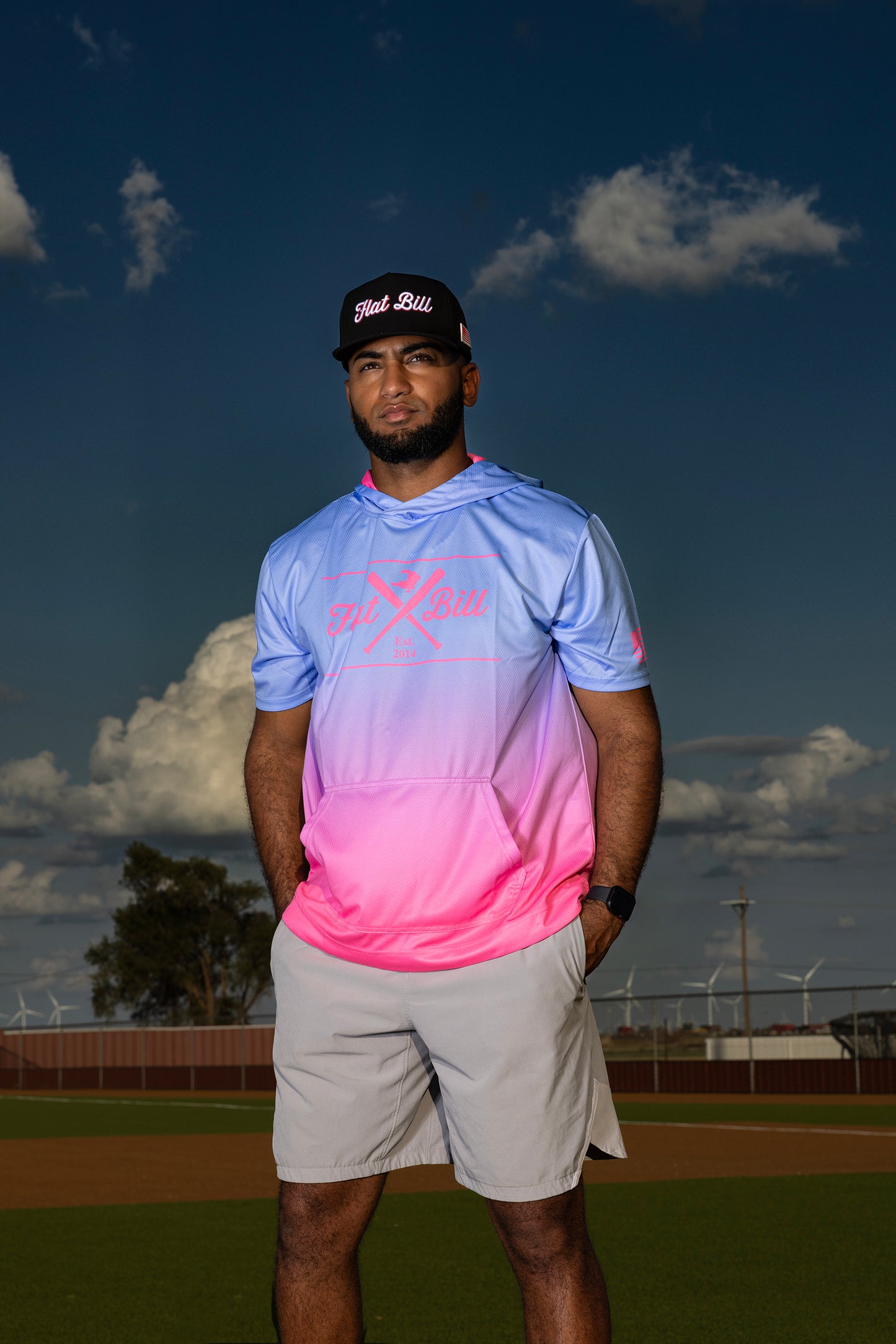 Cotton Candy Premium Sublimated Short Sleeve Hoodie