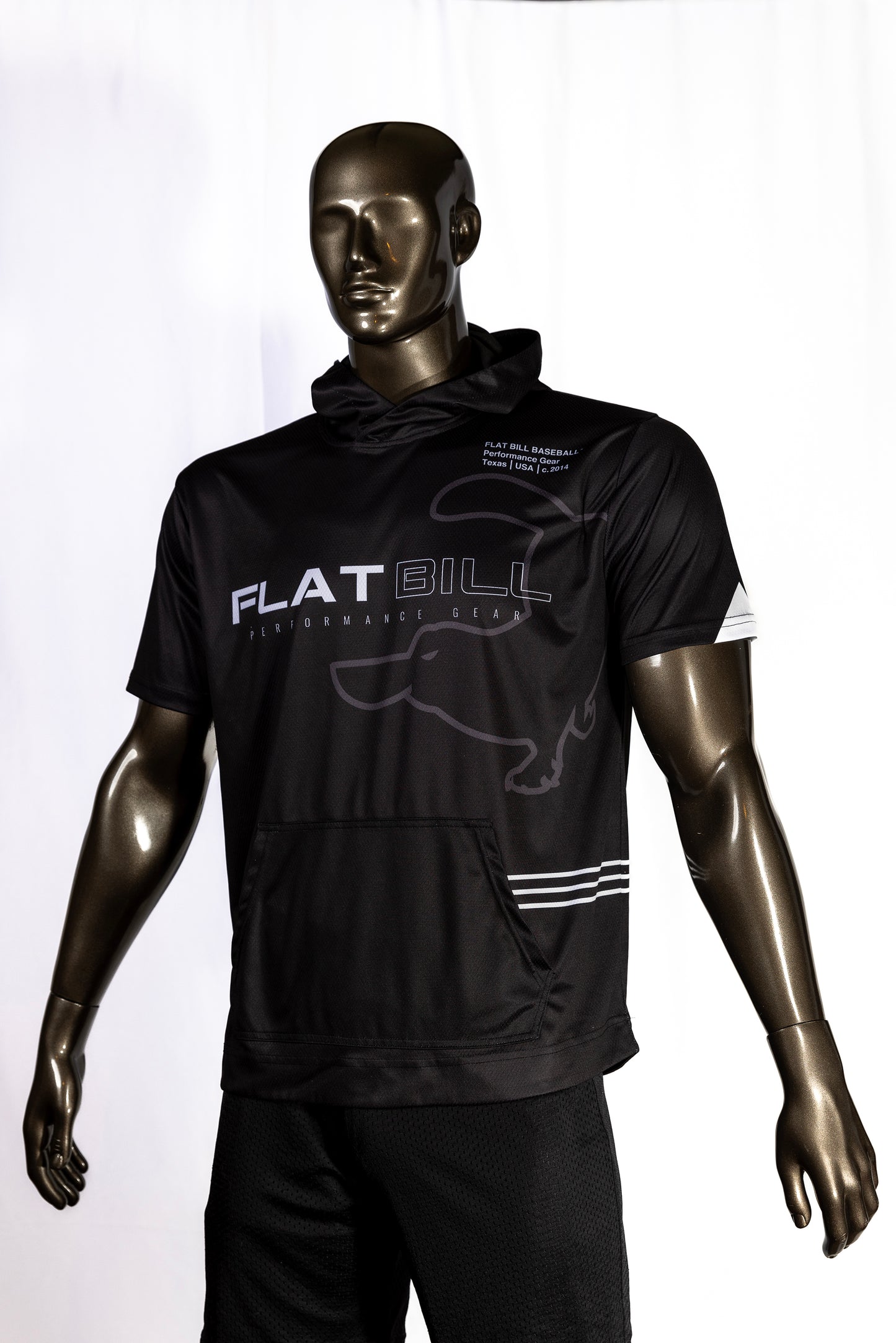 PFG (Black) - Premium Sublimated Short Sleeve Hoodie