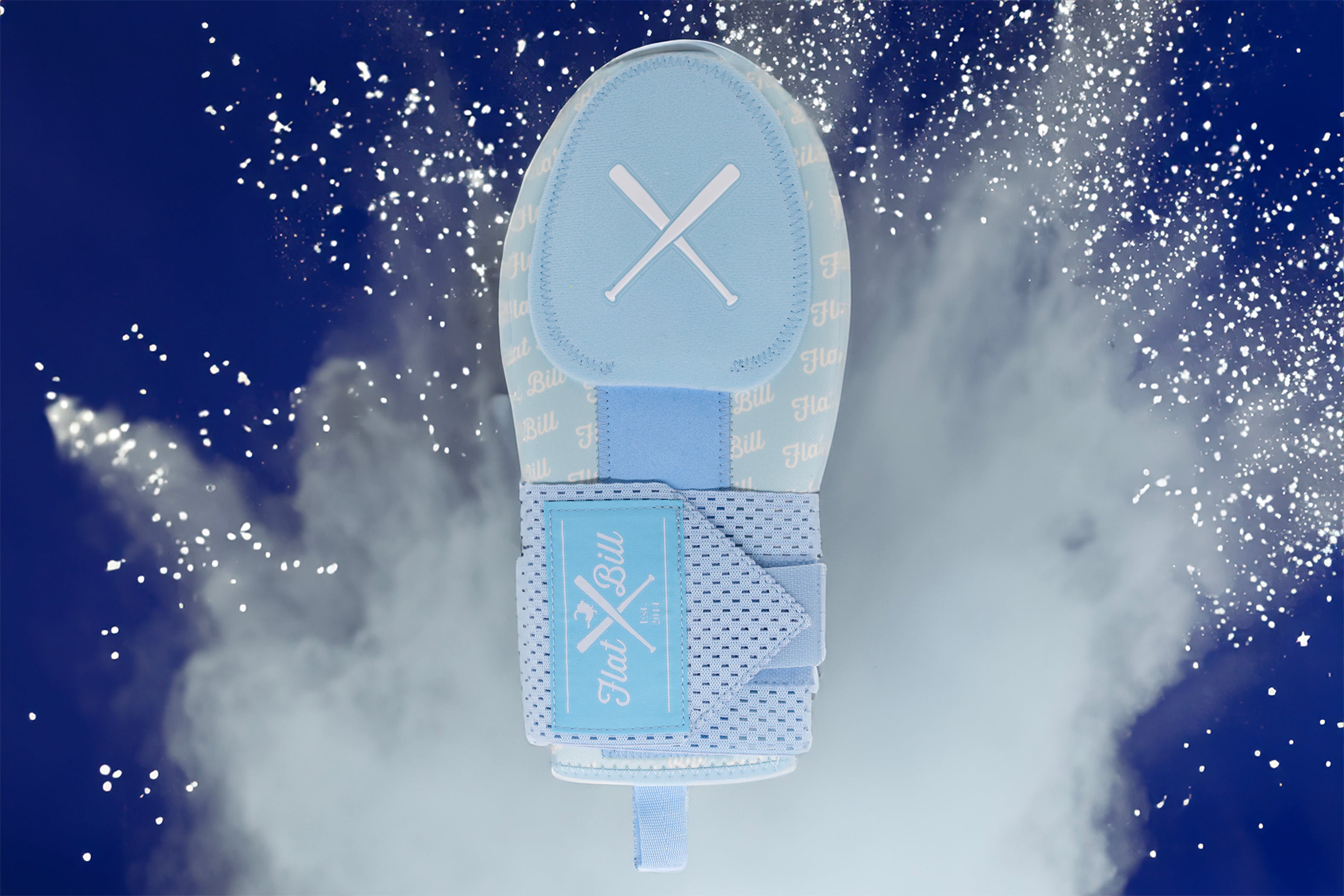 Carolina Blue Sliding Mitt Flatbill – Flatbill Baseball