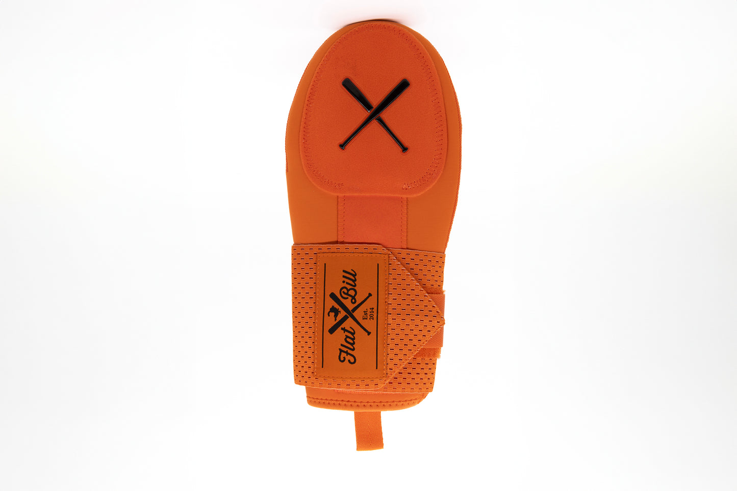 Pumpkin Orange Sliding Mitt Flatbill