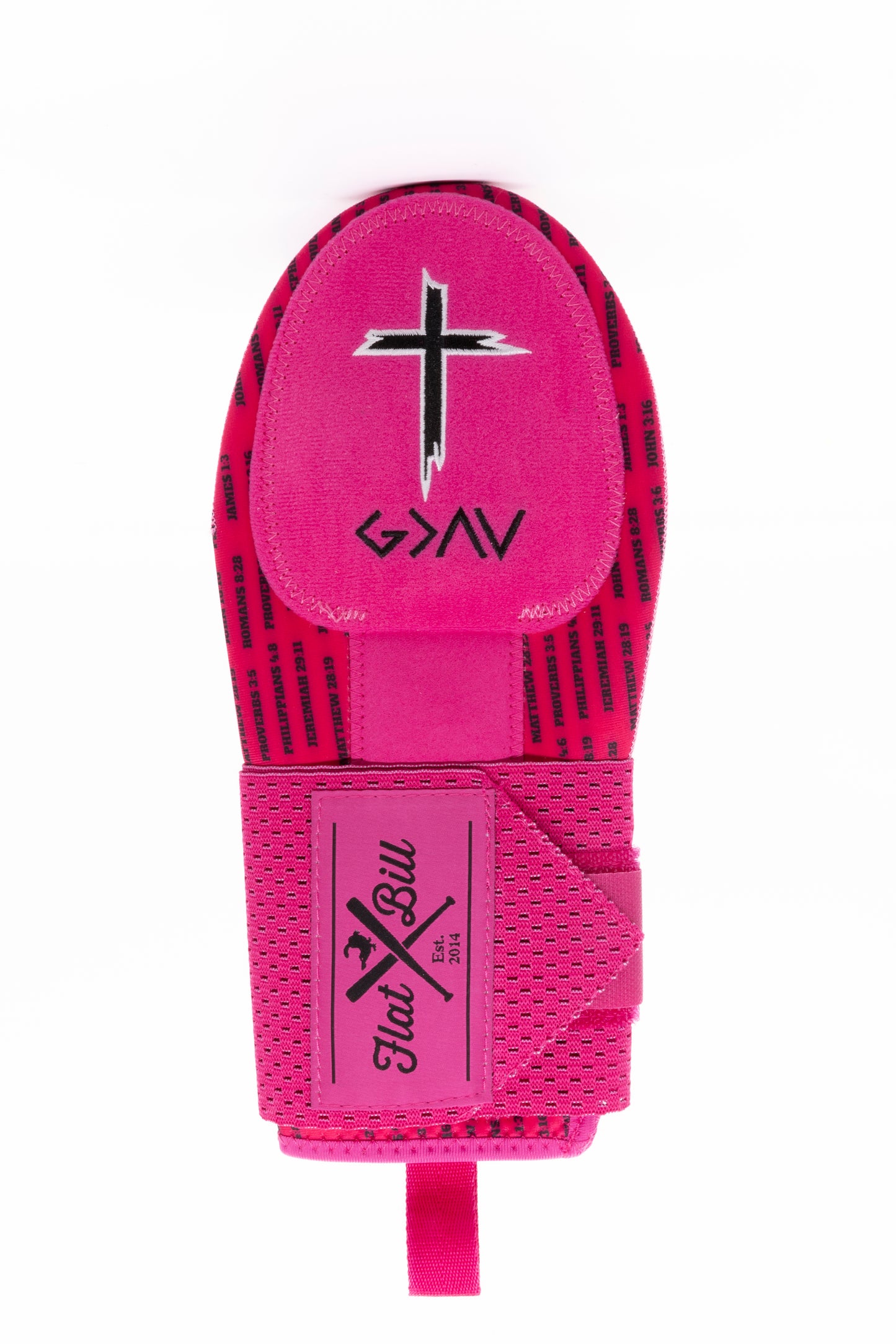 God is Greater Sliding Mitt Flatbill - PINK