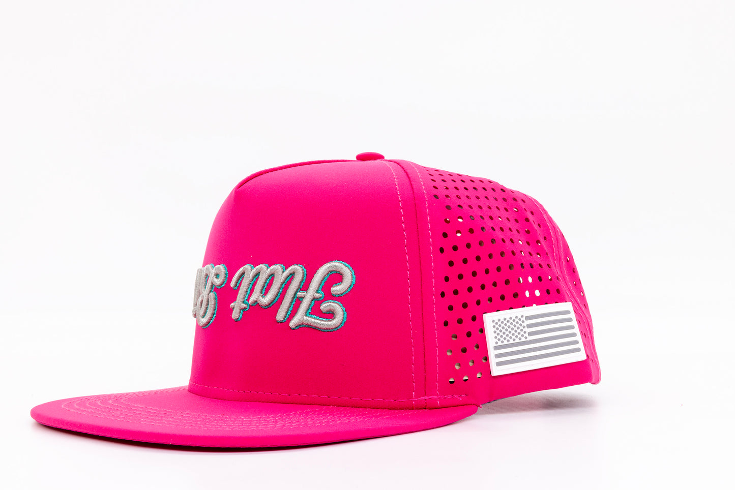 Fresh Drip Collection FB Snapback - Hot Pink Up is Down