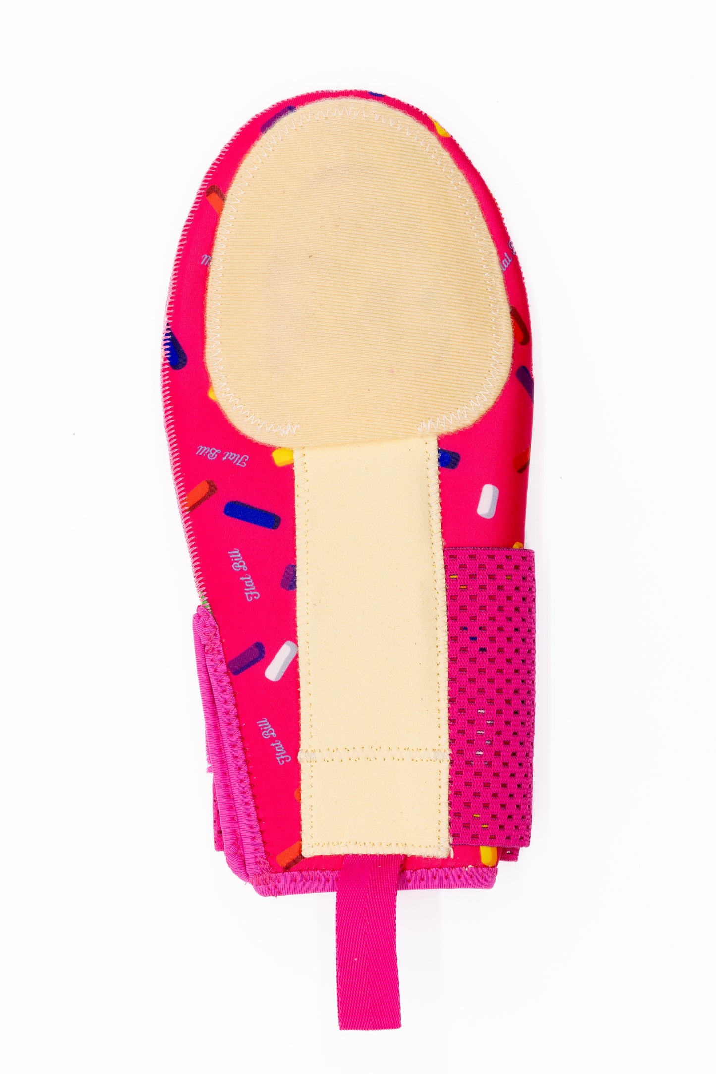 Pink Donut Sprinkles Sliding Mitt Flatbill