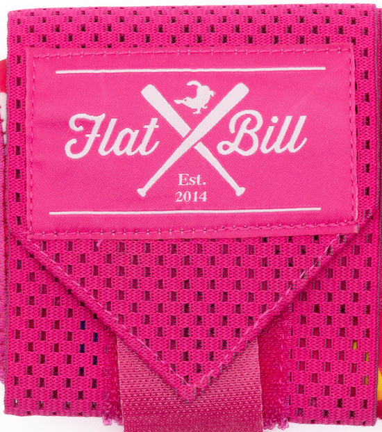 Pink Donut Sprinkles Sliding Mitt Flatbill Flatbill Baseball