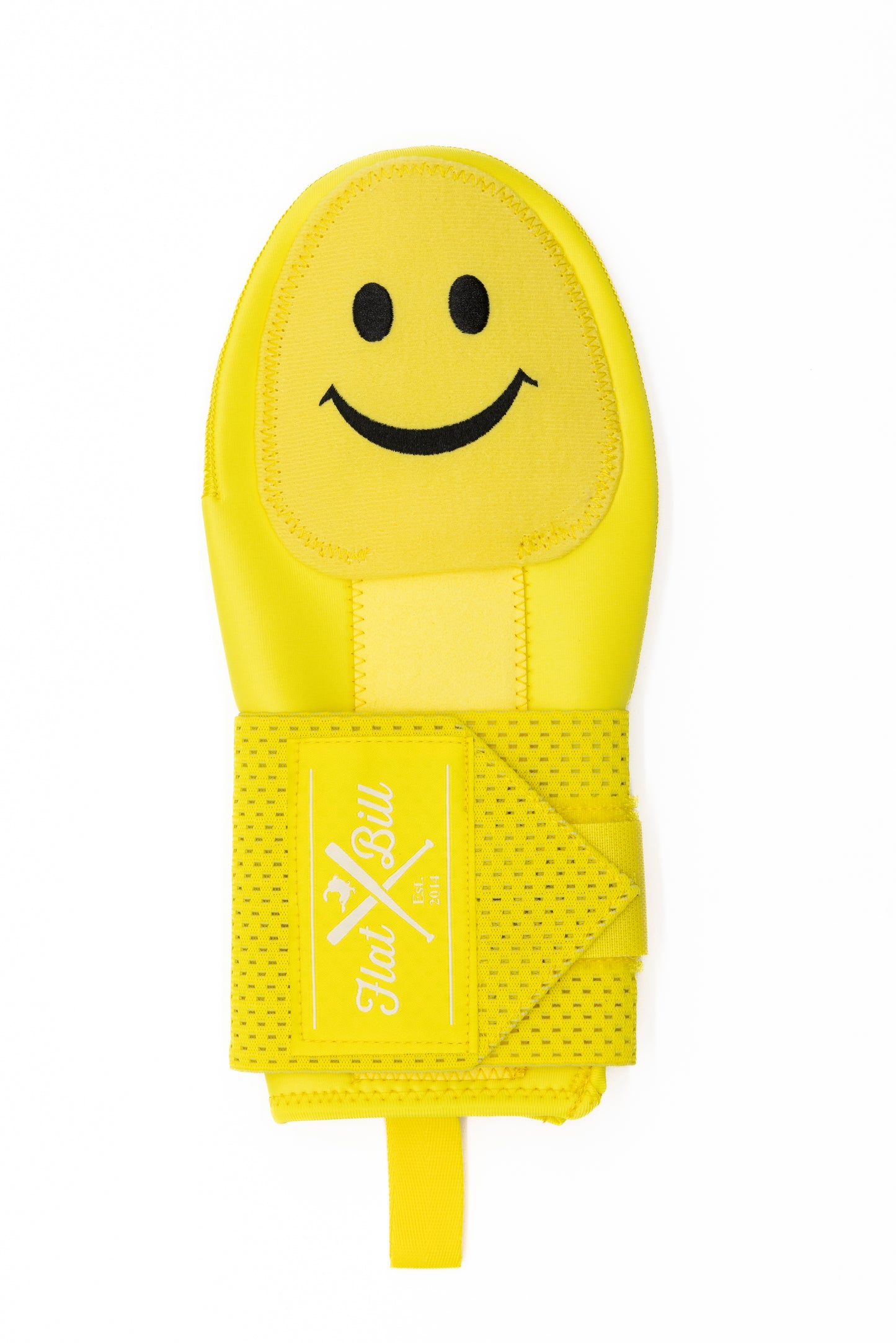 Happy Emoji Smile Sliding Mitt Flatbill