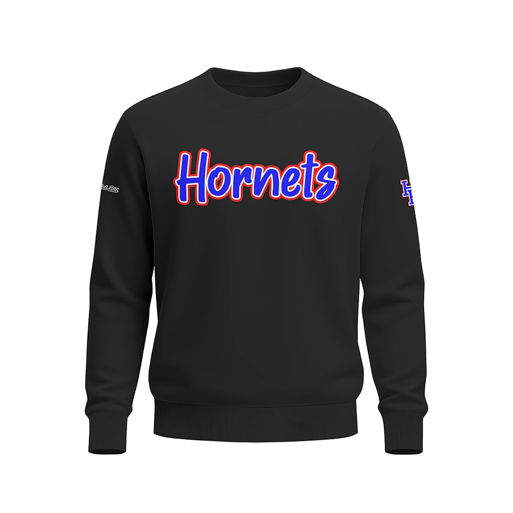 Highland Hornets Sweatshirt - Black - HEAVYWEIGHT - PRE ORDER