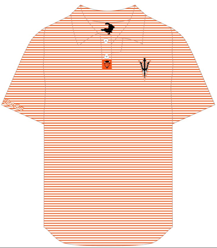 Dumas Demons - Polo - Orange Stripes