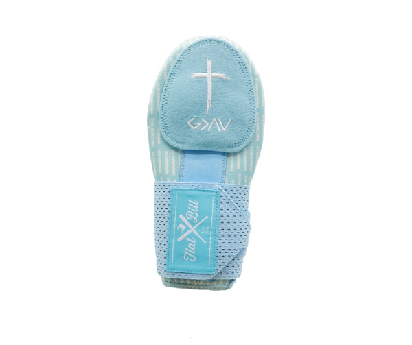 God is Greater Sliding Mitt Flatbill - Carolina Blue