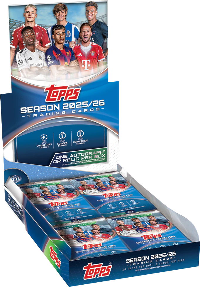 2025-26 Topps UEFA Club Competitions - Hobby Box (Pre-Order) Release Date January 15th