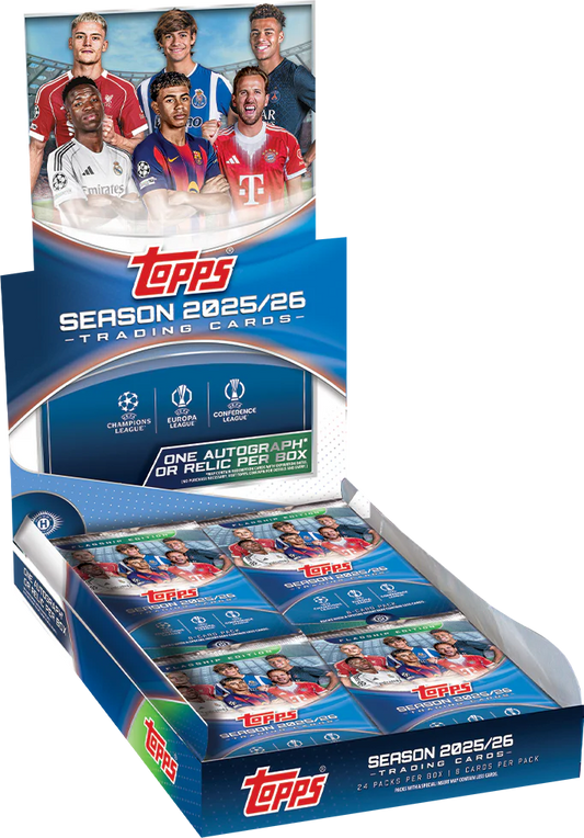2025-26 Topps UEFA Club Competitions - Hobby Box (Pre-Order) Release Date January 15th