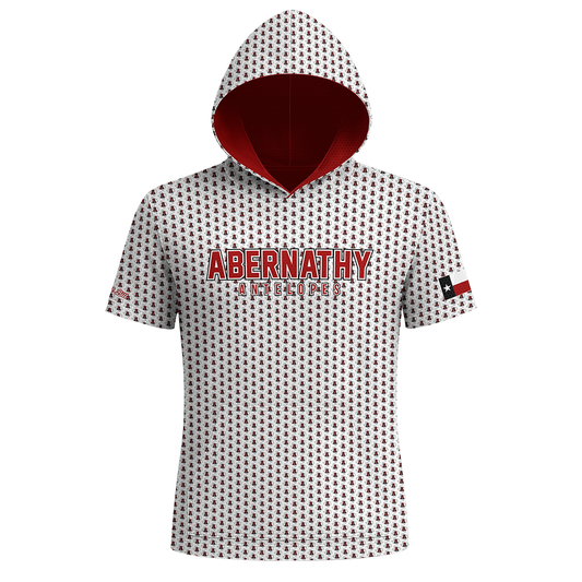 Abernathy Antelope Pattern Premium Sublimated Short Sleeve Hoodie