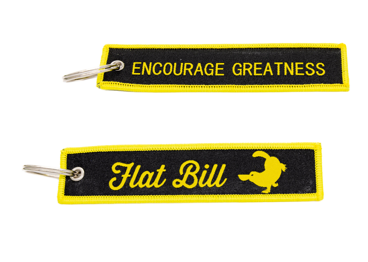 Flat Bill Flight Keychain - Encourage Greatness