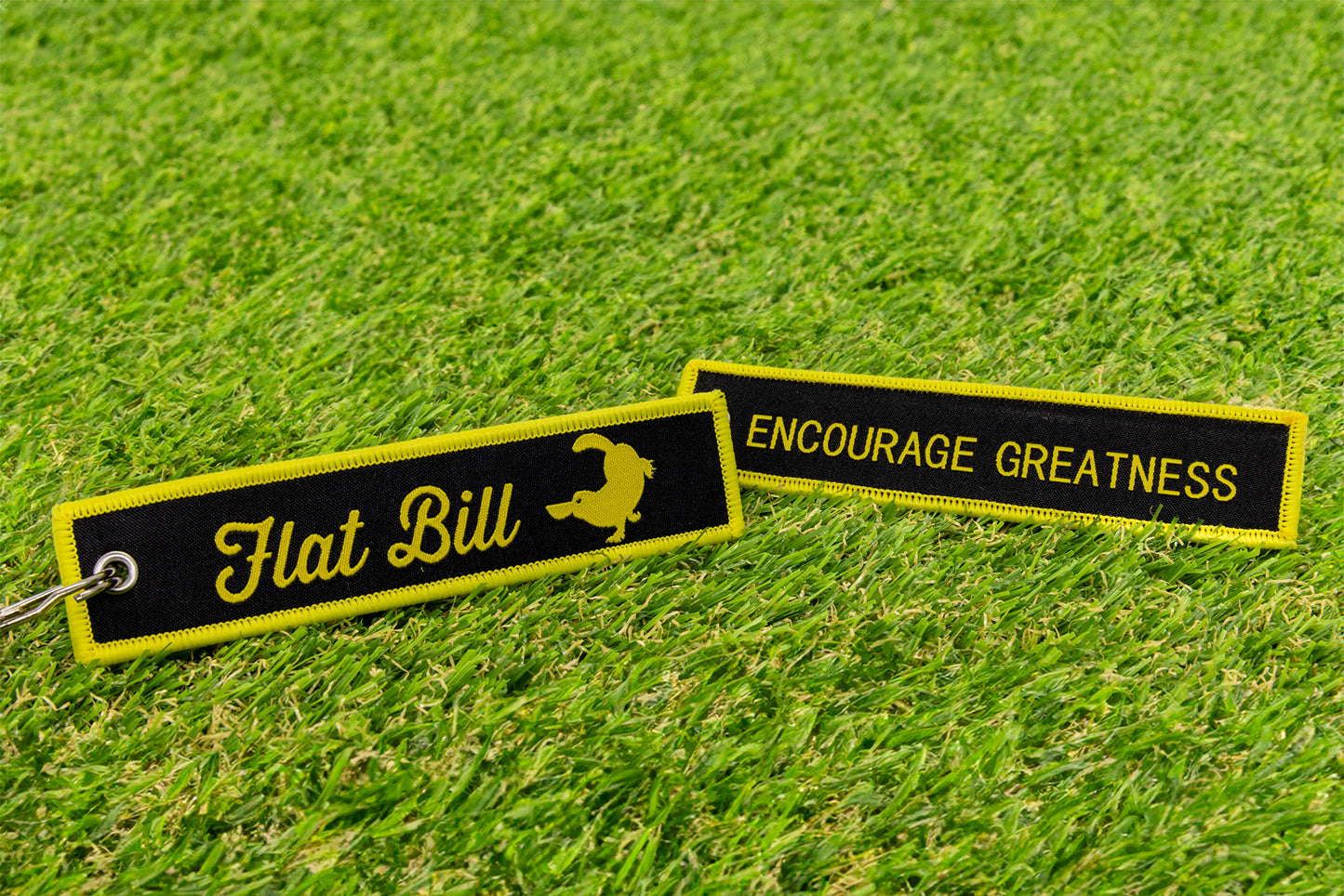 Flat Bill Flight Keychain - Encourage Greatness