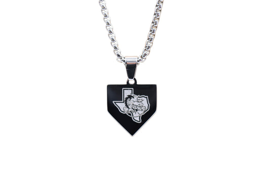 Southlake Carroll Baseball Homeplate Pendant - Engraved