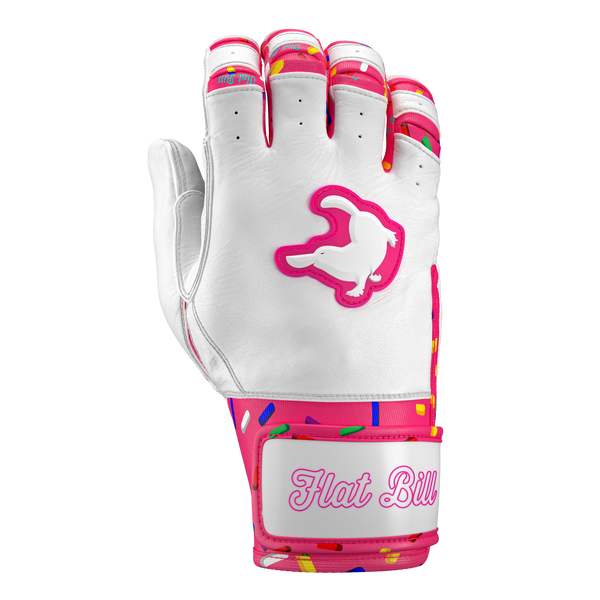 Batting Gloves Regular Strap - Pink Donut