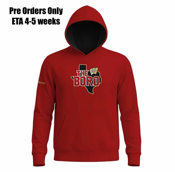 The Boro Hoodie - Maroon HEAVYWEIGHT - PRE ORDER